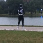 Powerranger just standing there