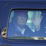 forlorn trump leaving white house