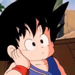 Kid Goku Wonders (Dragon Ball) meme