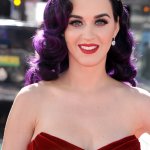 Katy Perry purple hair