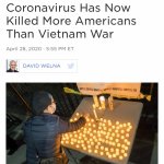 COVID-19 kills more than Vietnam War