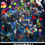 Switch Wars Poster Ver 2, added FFXV characters.