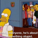 Homer stupid