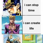 jojo meme | image tagged in jojo's bizarre adventure,no please you don't understand,rawr,peppa pig | made w/ Imgflip meme maker