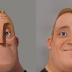 mr incredible face meme template｜TikTok Search