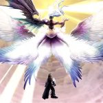 God Sephiroth and Cloud