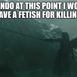 Nintendo's fetish | NINTENDO AT THIS POINT I WONDER IF YOU HAVE A FETISH FOR KILLING MARIO | image tagged in sephiroth kills mario,super smash bros,ultimate,fetish,mario,sephiroth | made w/ Imgflip meme maker