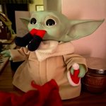 Elf in the Baby Yoda meme