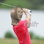 meme man golfer