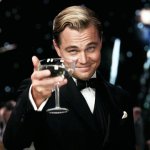 Leonardo DiCaprio toast Great Gadsby