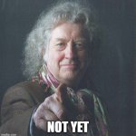 christmas not yet | NOT YET | image tagged in noddy holder | made w/ Imgflip meme maker