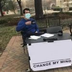 Change My Mind with Mask