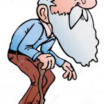 old man cartoon