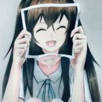 Anime girl crying meme
