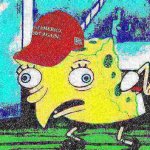 MAGA spongebob deep-fried 1 meme