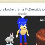 Sonic broke