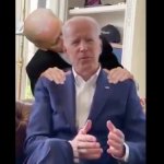 Biden smelling Biden