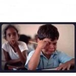 Kid Crying At School meme