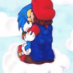 Mario x Sonic meme