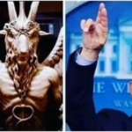 Baphomet and Anthony Fauci meme