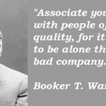 Booker T. Washington quote meme
