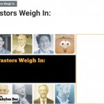 Pastors Weigh In