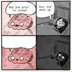 brain sleep meme