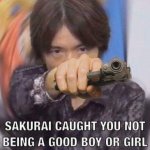 Sakurai caught you not being a good boy or girl