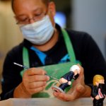 trump pence figurines painted in china