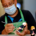 trump pence figurines painted in china
