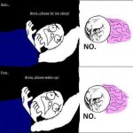 Brain, please let me sleep!