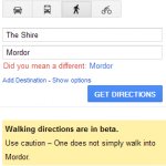 Google Maps Mordor
