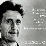 George Orwell Democratic socialism meme