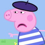 angry french peppa