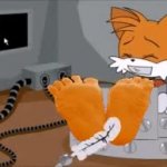 Tails Tickled GIF Template