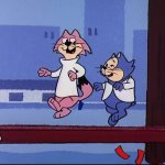Choo Choo and Benny are drunk (Top Cat)