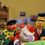 Bert and Ernie and Santa