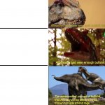 Raging Allosaurus meme