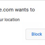 google wants to know you're location