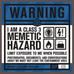 SCP Memetic Hazard Sign