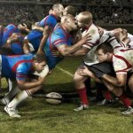 "Friendly" game of rugby