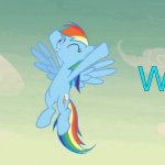 That Was AWESOME!!! (Rainbow Dash - MLP) GIF Template