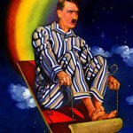 hitler rainbow slide cropped | SAME DAY DELIVERY; AMAZON PRIME | image tagged in hitler rainbow slide cropped,amazon,delivery,prime | made w/ Imgflip meme maker
