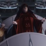 Palpatine speaks to galatic senate