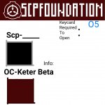 Keter beta scp label