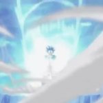 Goku power up GIF Template