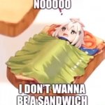 NO I DONT WANNA BE A SANDWICH