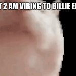 Billie ewish is da best | ME AT 2 AM VIBING TO BILLIE EILISH: | image tagged in vibing cat | made w/ Imgflip meme maker