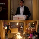 pizza fire