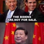 Bidens Are Not For Sale